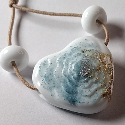 Opal pigeon blue glass powder 25g Jolene Beads - lampwork beads & jewellery
