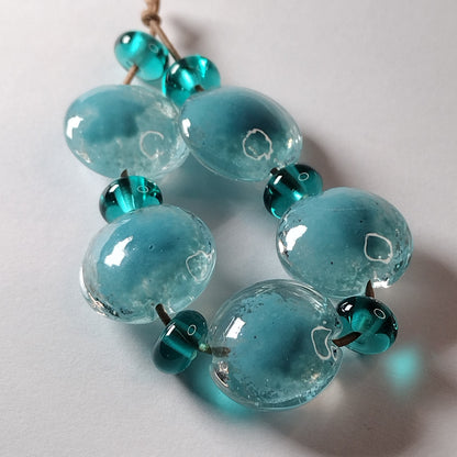 Turquoise glass powder 25g Jolene Beads - lampwork beads & jewellery