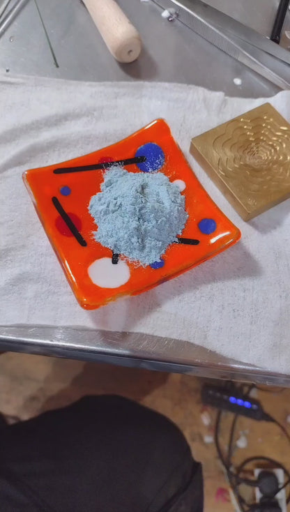 Opal pigeon blue glass powder 25g
