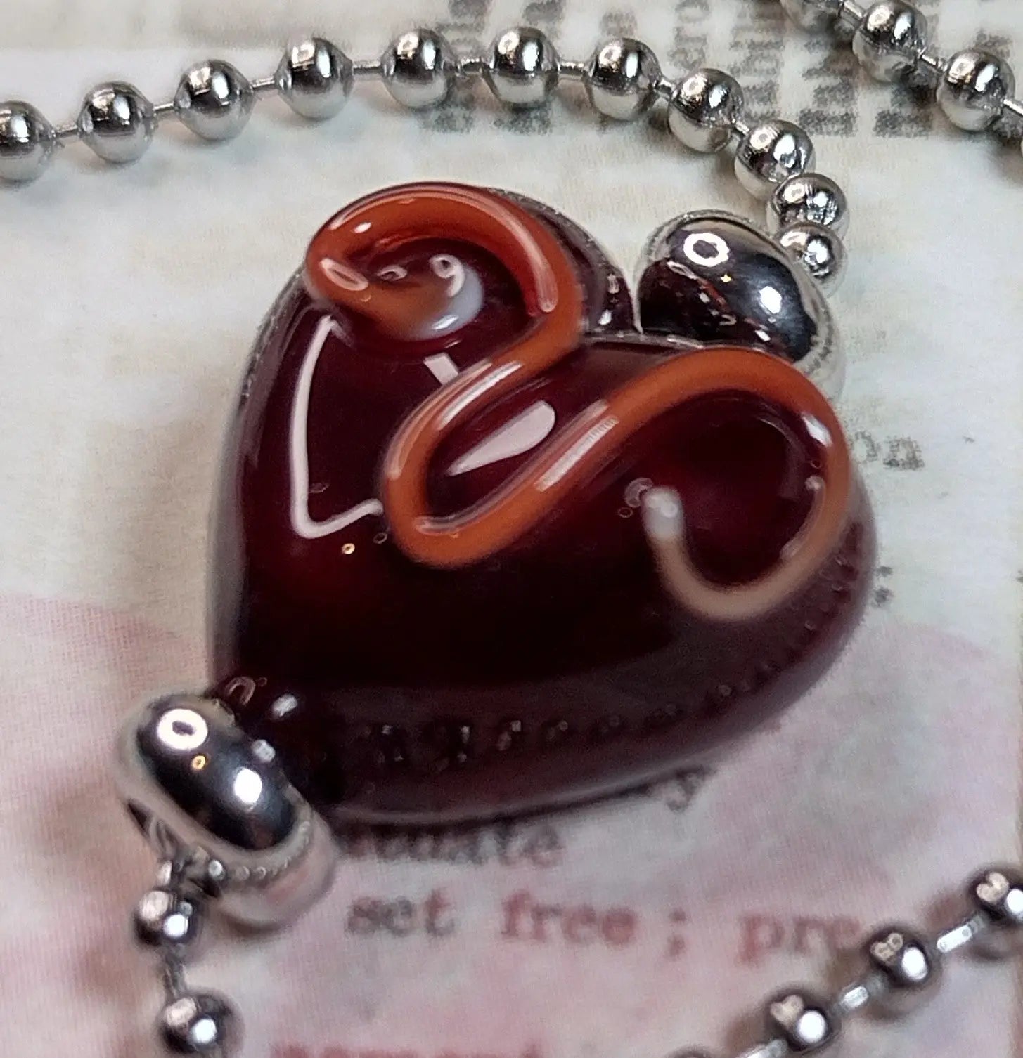 Candy heart bracelet Jolene Beads