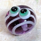 Purple and pink mini pet pebble mascot beads Jolene Beads