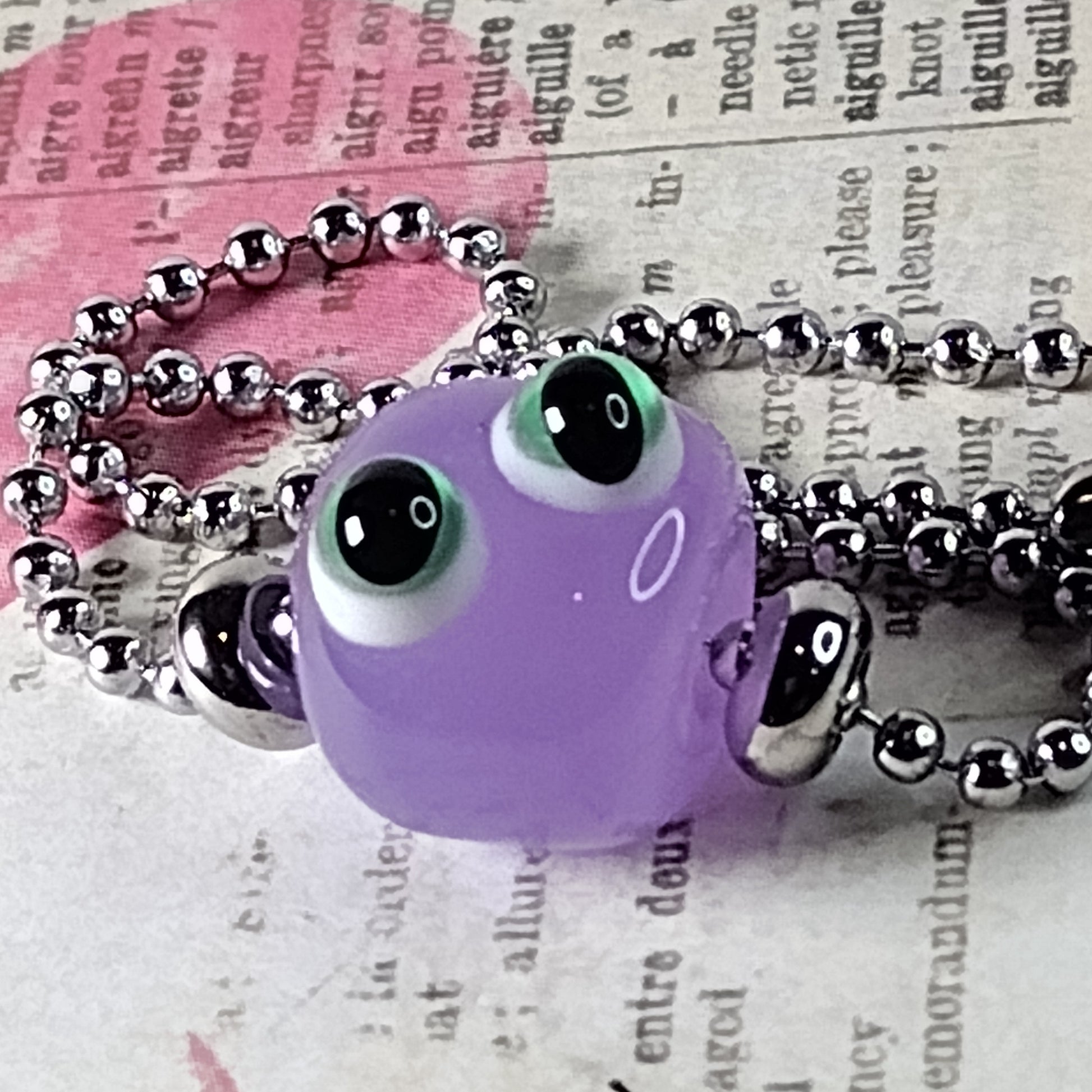 Pink and purple buddy bead bracelets Jolene Beads