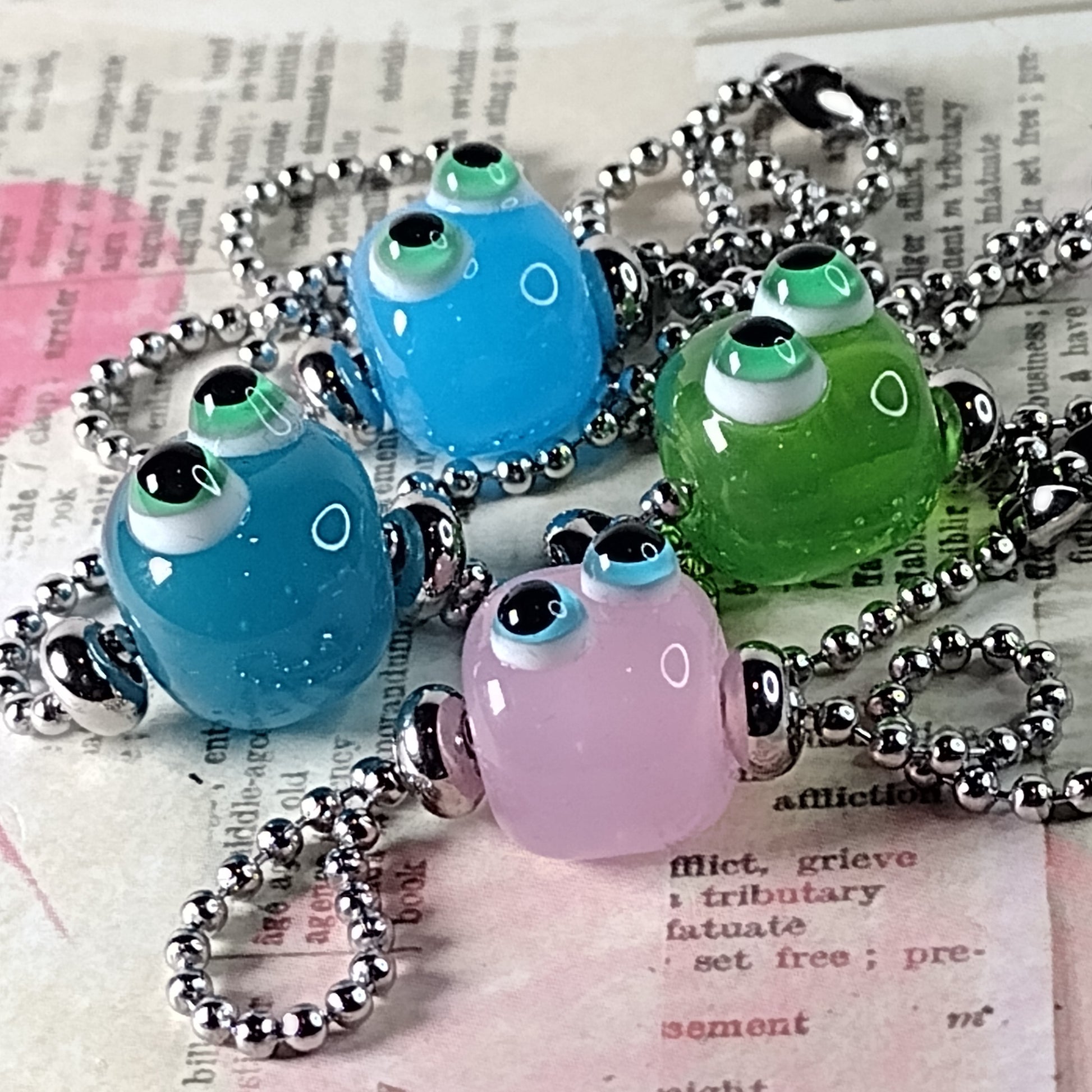 Opal glass buddy bead bracelets Jolene Beads